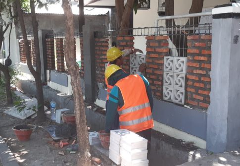 Proyek Pembuatan Pagar Tembok Daerah Surabaya